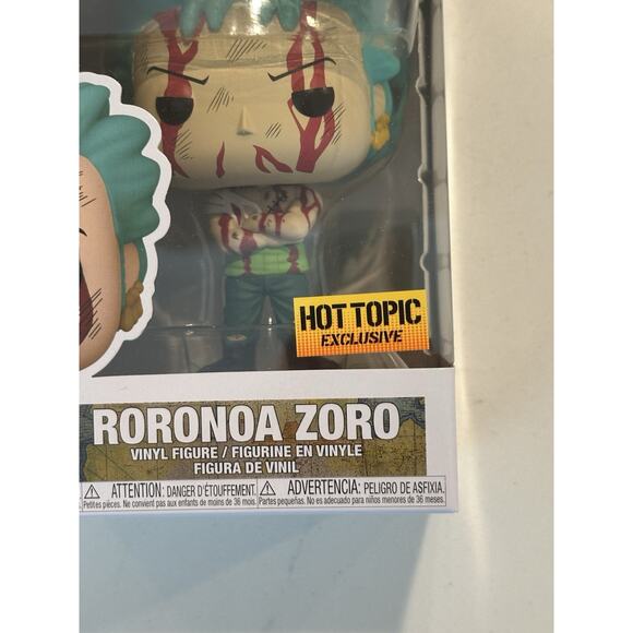 Funko Pop! One Piece Roronoa Zoro #1496 Hot Topic Exclusive #3 - Picture 2 of 8